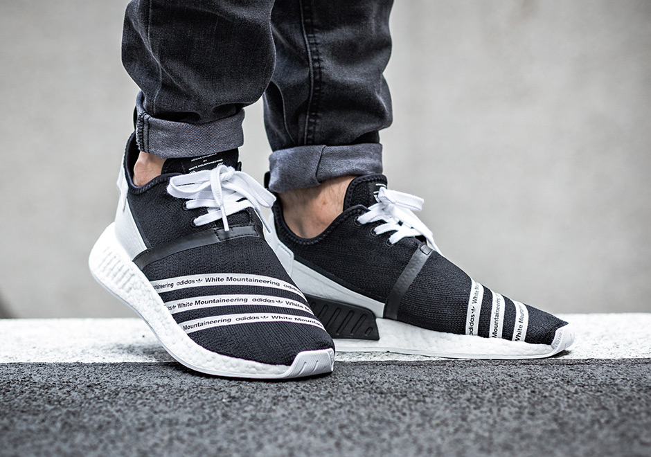 White Mountaineering Adidas Nmd R2 On Foot 2