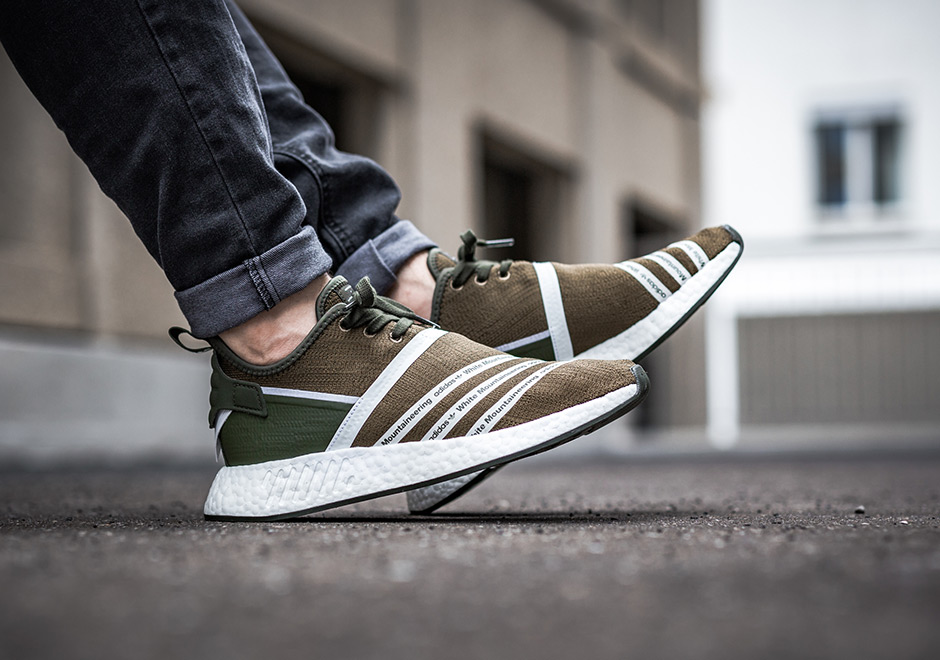 White Mountaineering Adidas Nmd R2 On Foot 4