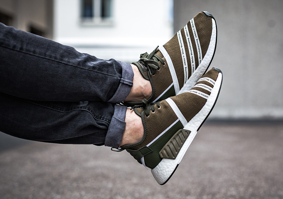 White Mountaineering Adidas Nmd R2 On Foot 6