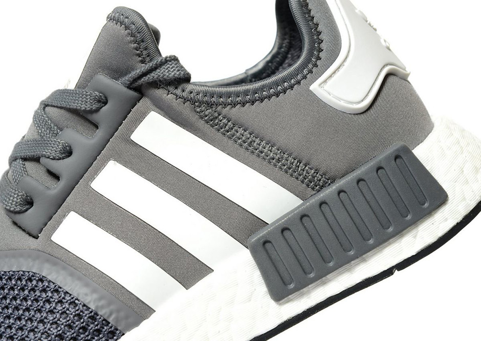 Adidas Nmd R1 Dark Grey White Jd Sports 08