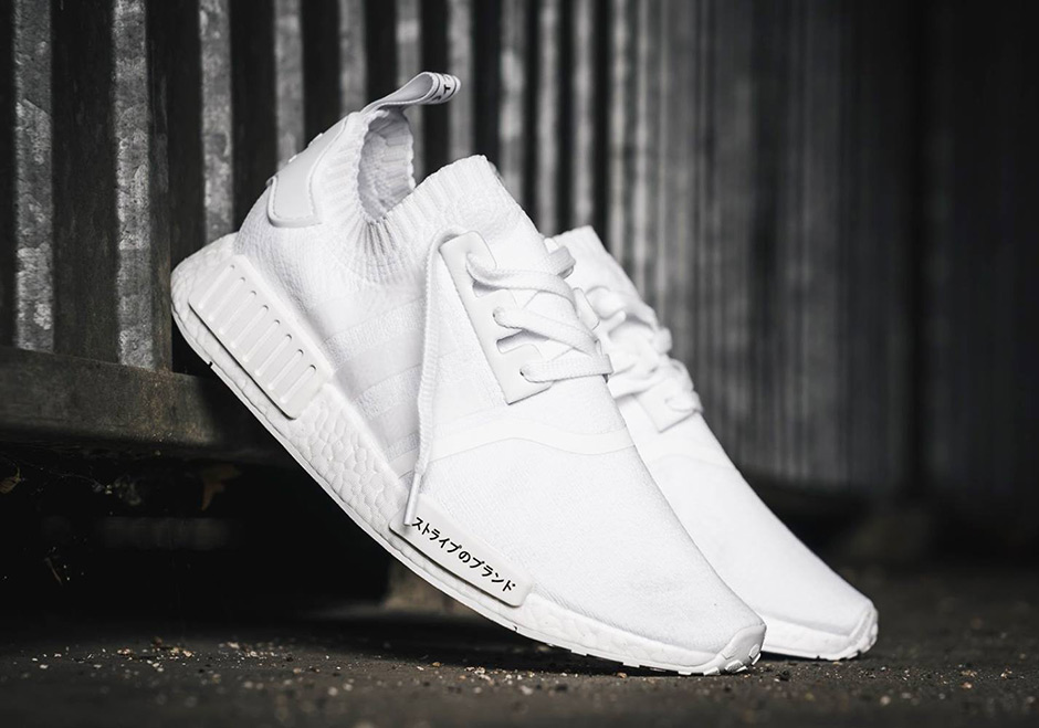 Adidas Nmd R1 Primeknit Triple Black Triple White Japan Pack 03