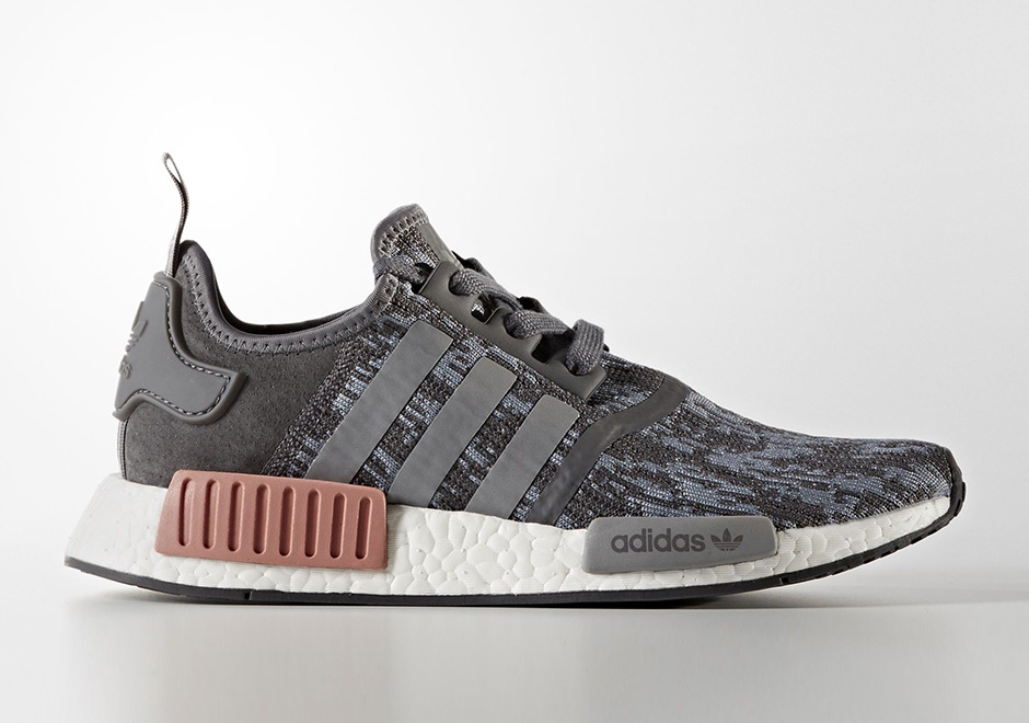 Adidas Nmd R1 Textile Grey Pink Release Date By9647 02 2