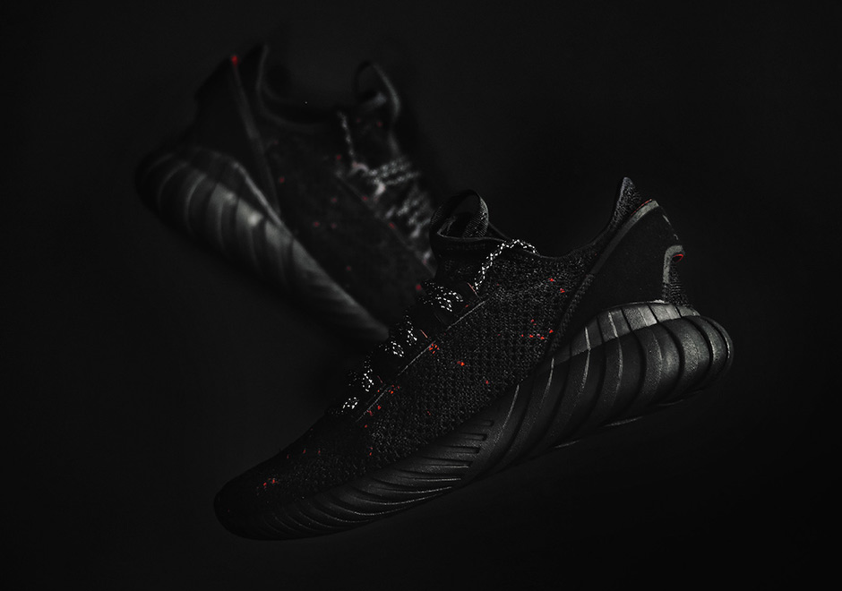 Adidas Tubular Doom Sock Primeknit Black Red By3559 5