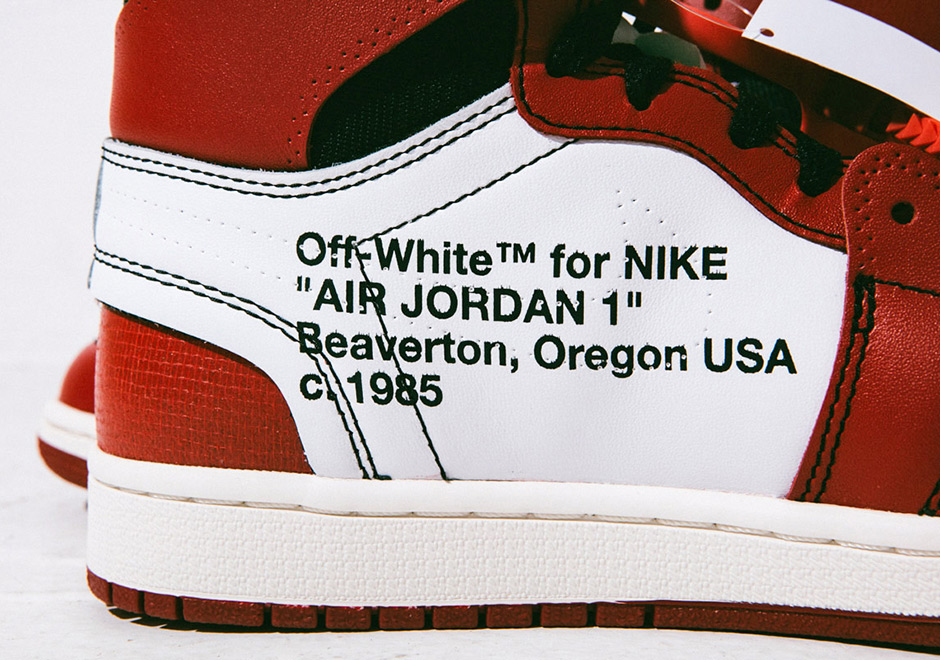 Air Jordan 1 Off White Detailed Photos Shoe Box Laces 1