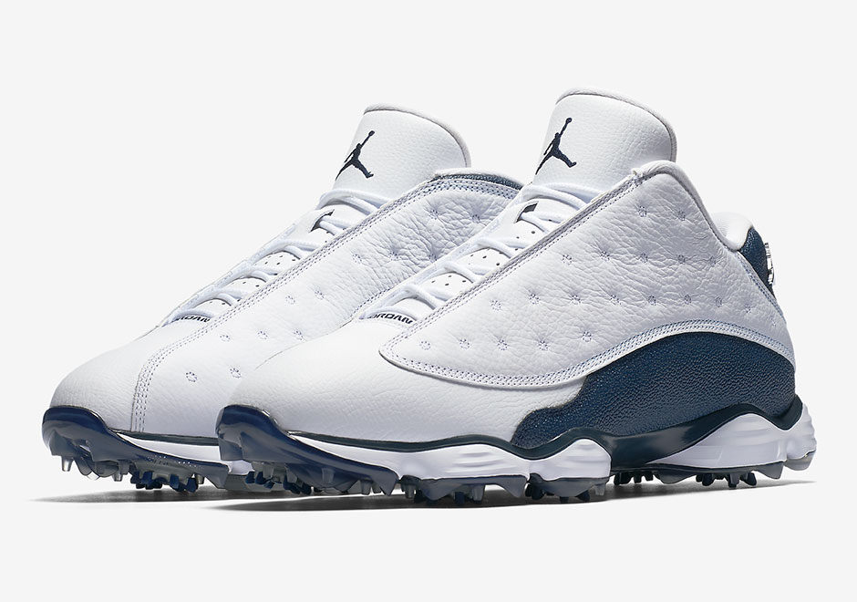 Air Jordan 13 Low Golf White Navy 01