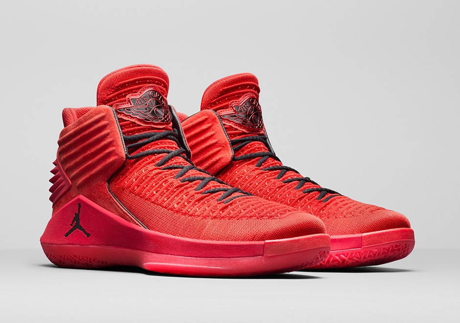 Air Jordan 32 Red Suede Rosso Corsa Aa1253 601