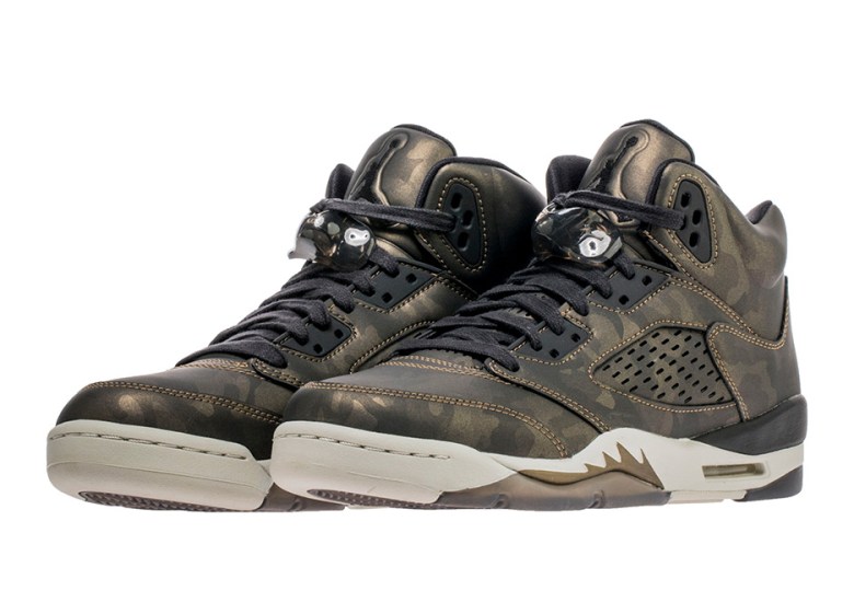 Jordan Brand’s Heiress Collection Gets An Air Jordan 5 “Metallic Camo” Update