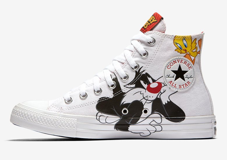 Bugs Bunny, Tweety Bird, And More Looney Tunes Appear On The Converse Chuck Taylor