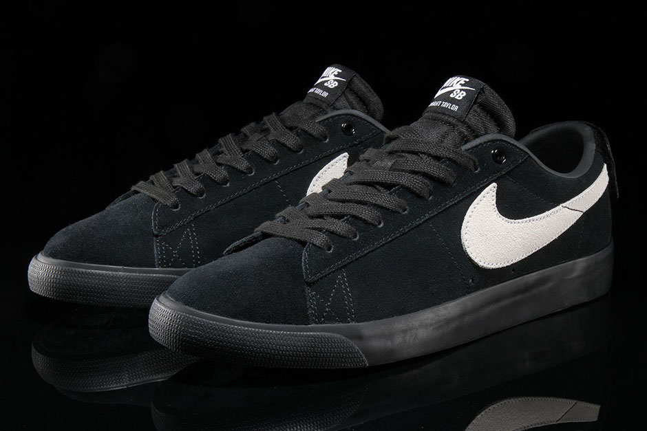 Grant Taylor Nike Sb Blazer Low Black White 943849 010 03