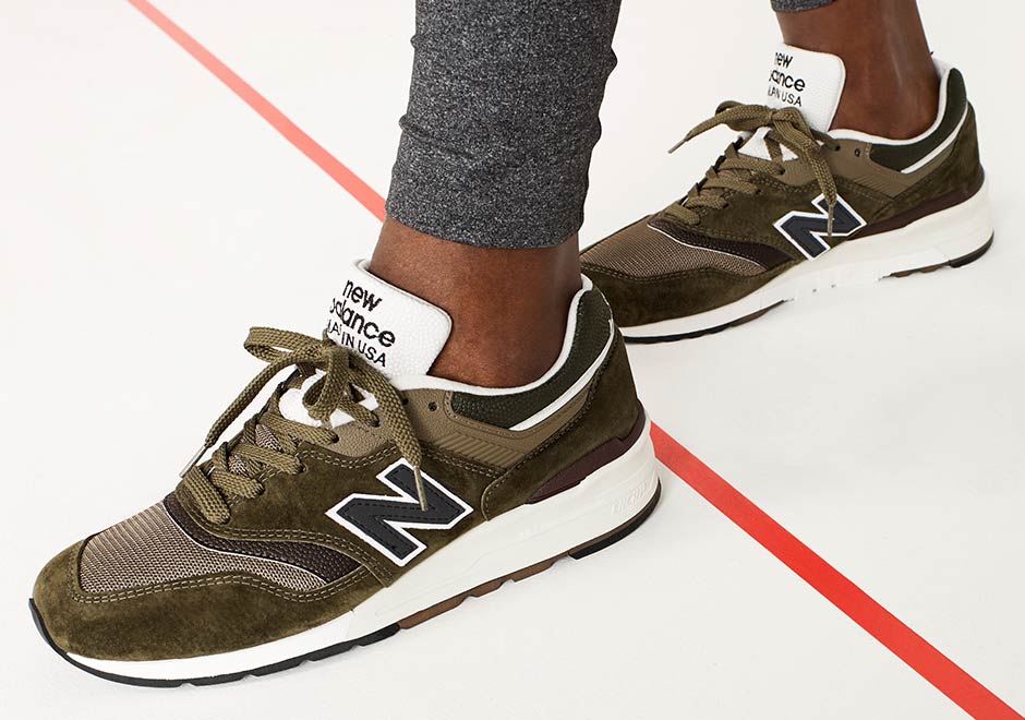 J Crew New Balance 997 Camo Green 0