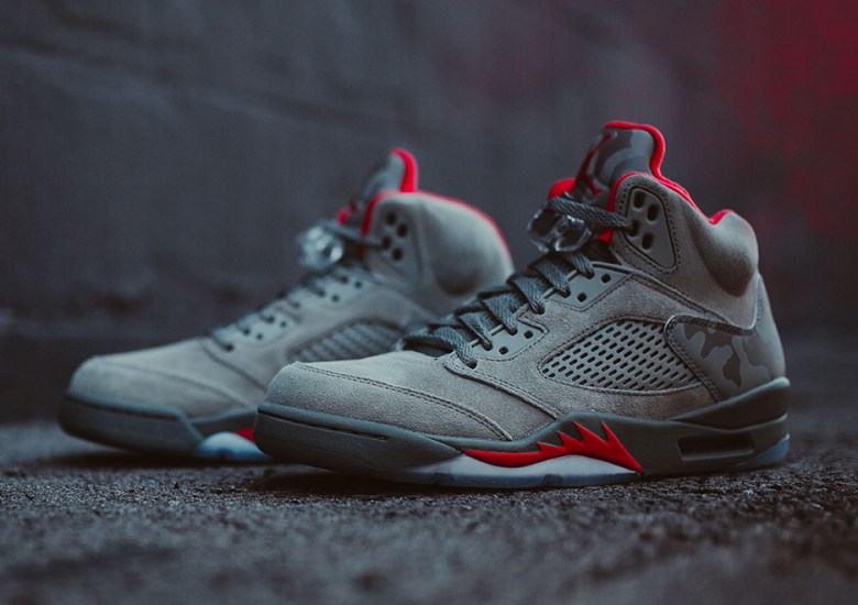 The Air Jordan 5 Takes Flight In New Camo-Print Release