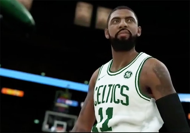 Kyrie Irving Teases New Nike Kyrie 3 "Celtics" PE in NBA 2K18 Trailer