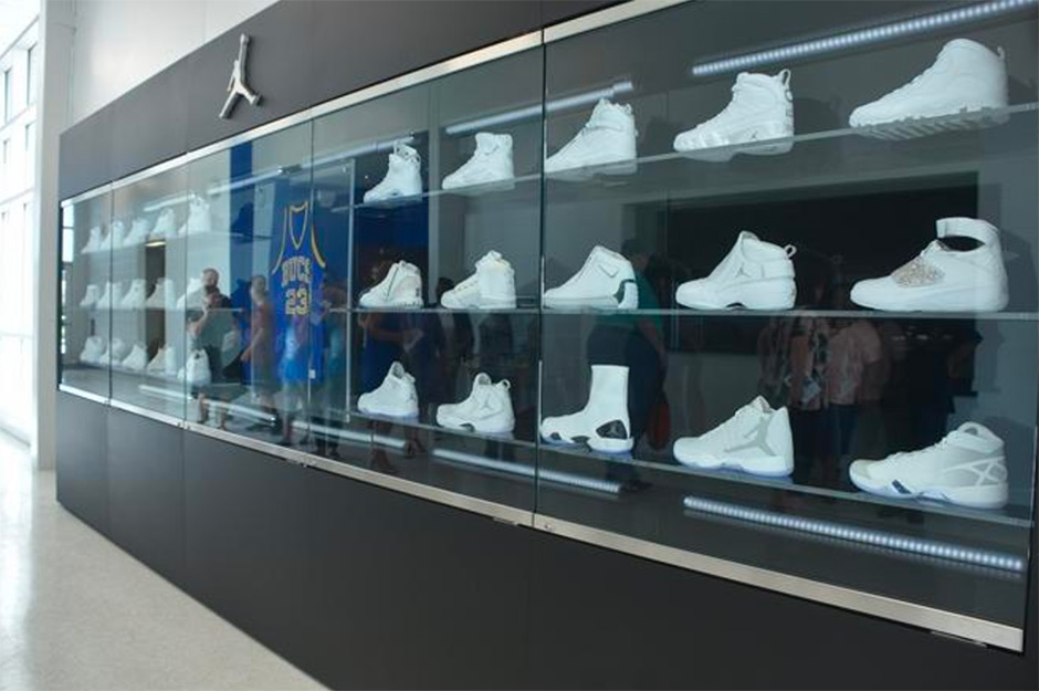 Michael Jordan Laney High School Display Case