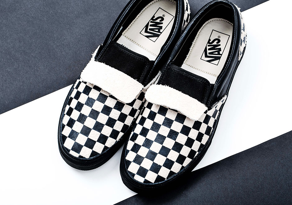 N Hoolywood Vans Slip On Checkerboard 4