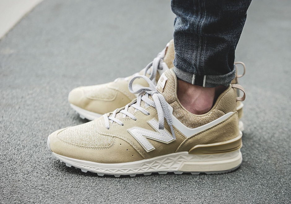 New Balance 574 Sport Beige Suede Release Reminder 3