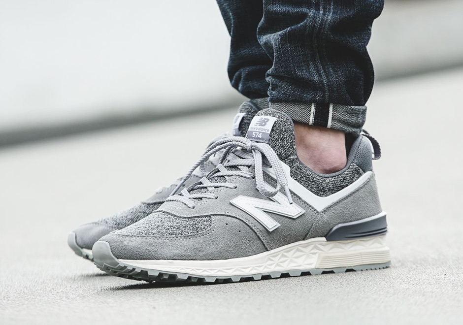 New Balance 574 Sport Grey Suede Release Reminder 1