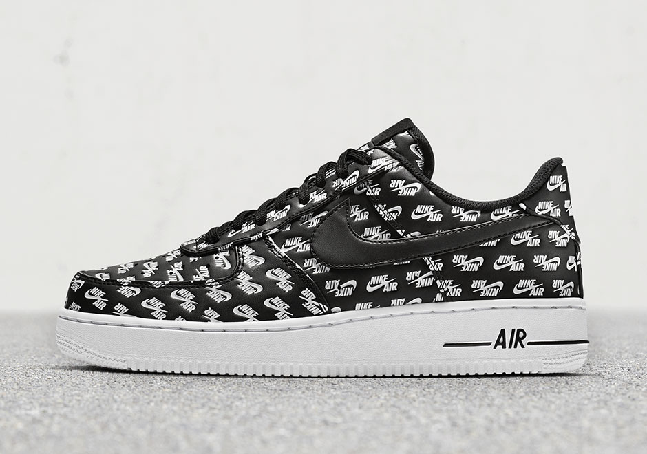 Nike Air Force 1 Low Logo Black Release Date