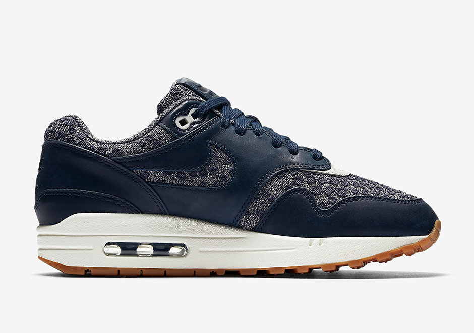 Nike Air Max 1 Premium Navy Gum 454746 403 03