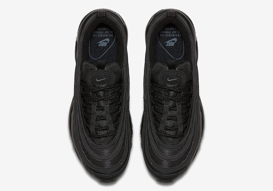 Nike Air Max 97 Triple Black Detailed Images 921733 00105