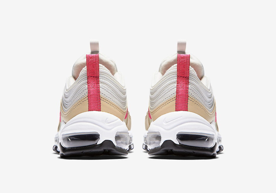 Nike Air Max 97 White Tan Pink Neon 921733 004 4