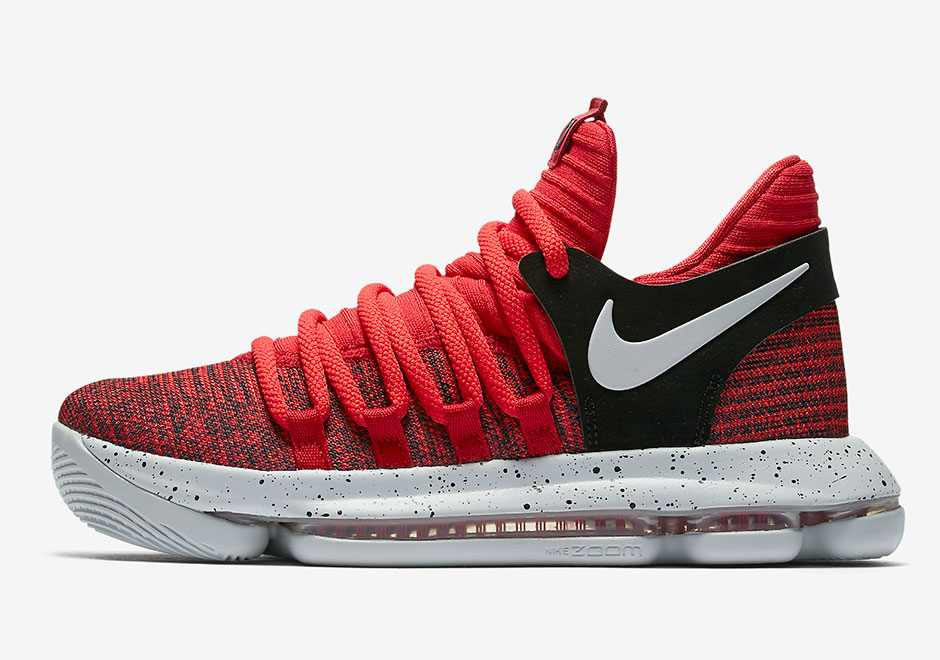 Nike KD 10 "University Red" Releasing In Kids Sizes