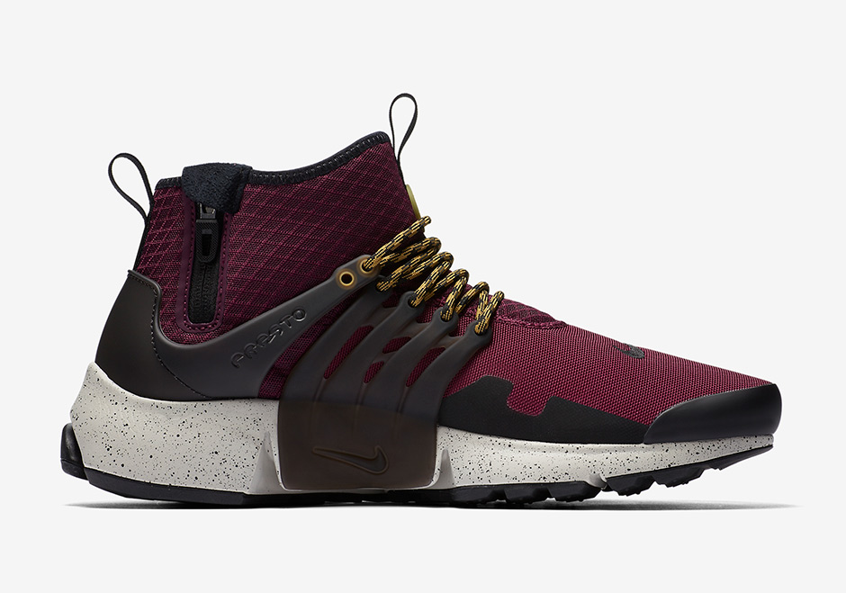 Nike Presto Mid Utility Bugundy Black 859524 600 03