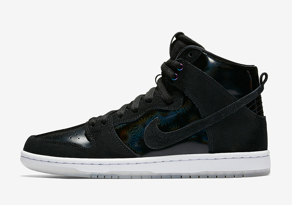 Nike Sb Dunk High Elite Black Iridescent 854851 001 02