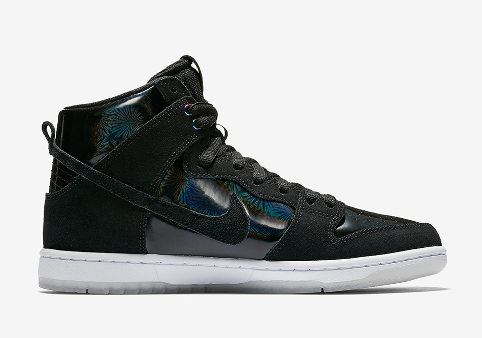 Nike Sb Dunk High Elite Black Iridescent 854851 001 03