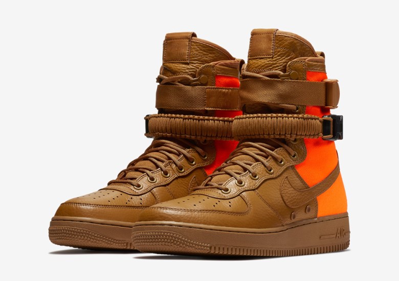 The Nike SF-AF1 High Returns In Desert Ochre And Total Orange