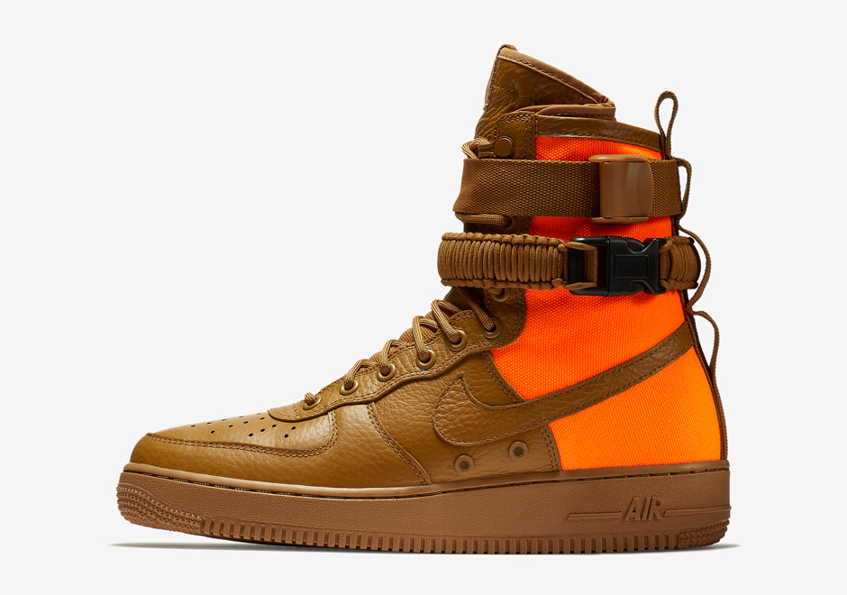 Nike Sf Af1 High Desert Ochre Total Orange 02