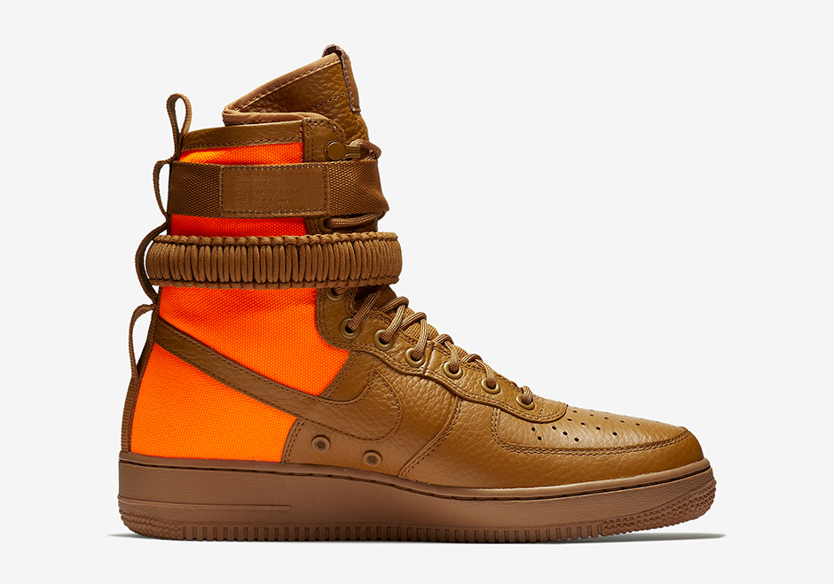 Nike Sf Af1 High Desert Ochre Total Orange 03