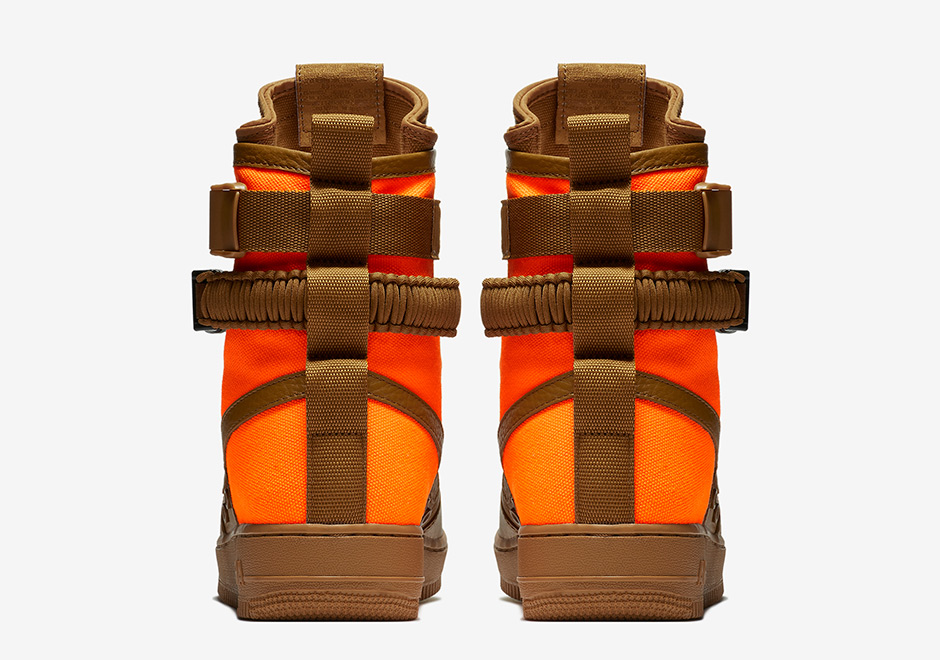 Nike Sf Af1 High Desert Ochre Total Orange 05