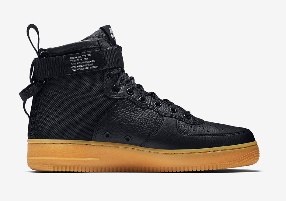 Nike Sf Af1 Mid Black Gum 3