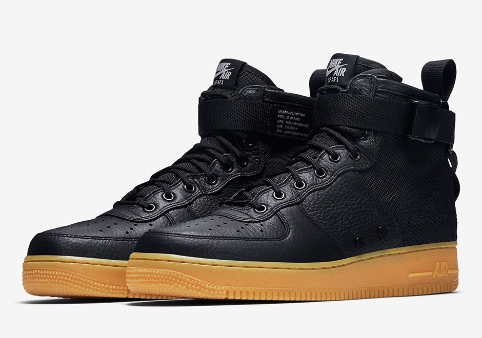 Nike Sf Af1 Mid Black Gum