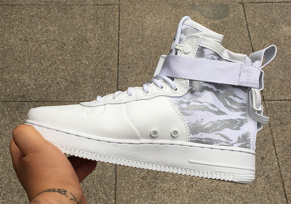 Nike Sf Af1 Mid White Tiger Camo 2