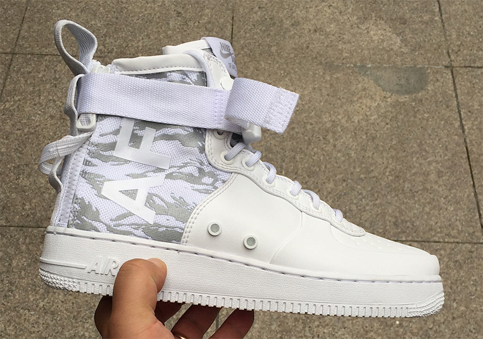 Nike Sf Af1 Mid White Tiger Camo