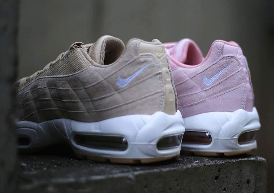 Nike Air Max 95 Releasing In "Oatmeal" And "Prism Pink"