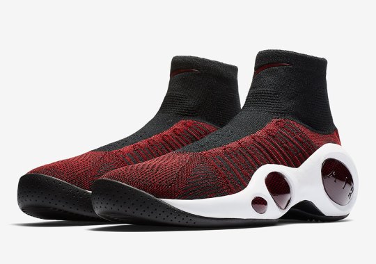 Nike Zoom Flight Bonafide In Red Flyknit