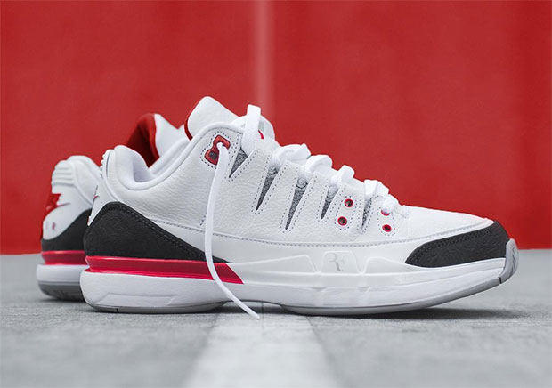 Nike Zoom Vapor Tour AJ3 “Fire Red” Releases Tomorrow At KITH