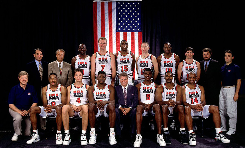 Rare Team Usa Dream Team Photos 02