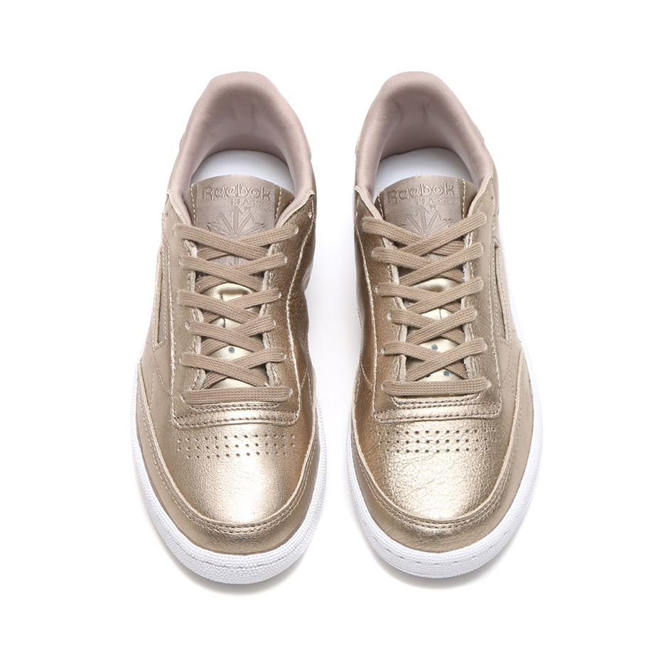 Reebok Club C Metallic Gold Grey Gold Bs7901 5