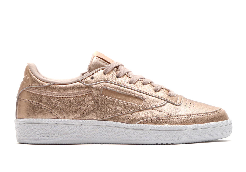 Reebok Club C Metallic Gold Peach Bs7899 2