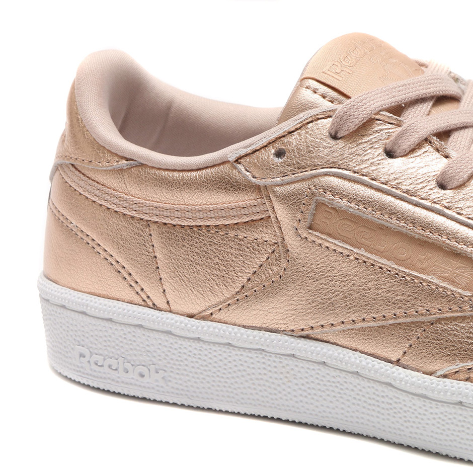 Reebok Club C Metallic Gold Peach Bs7899 9