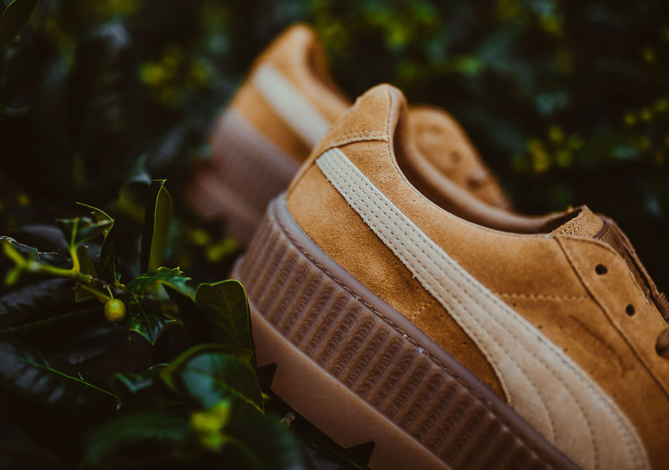 Rihanna Puma Creeper Cleated Wheat 1