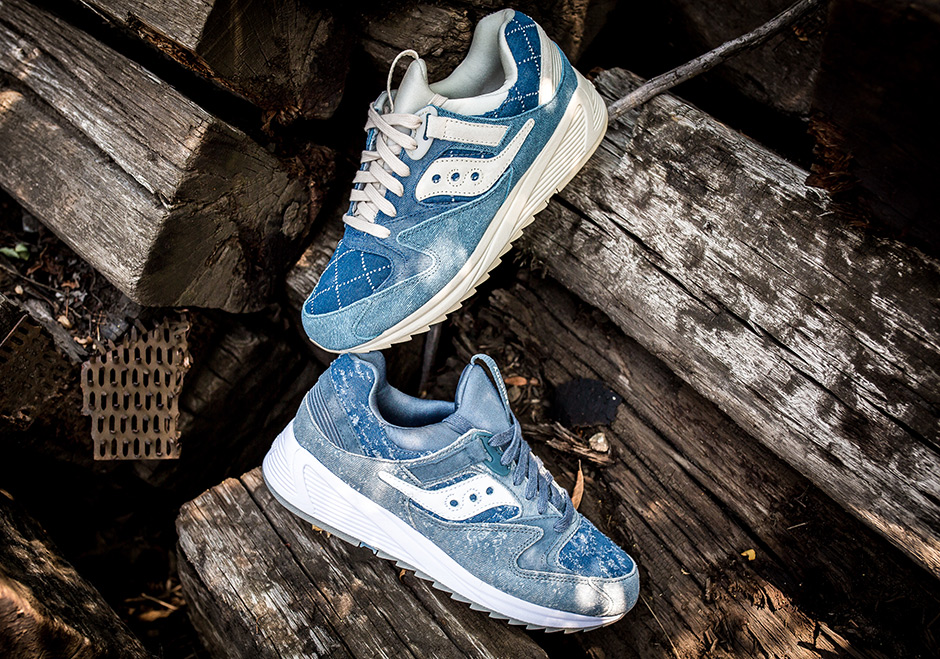 Saucony Dresses The Grid 8500 MD In Denim With The "Boro" Pack