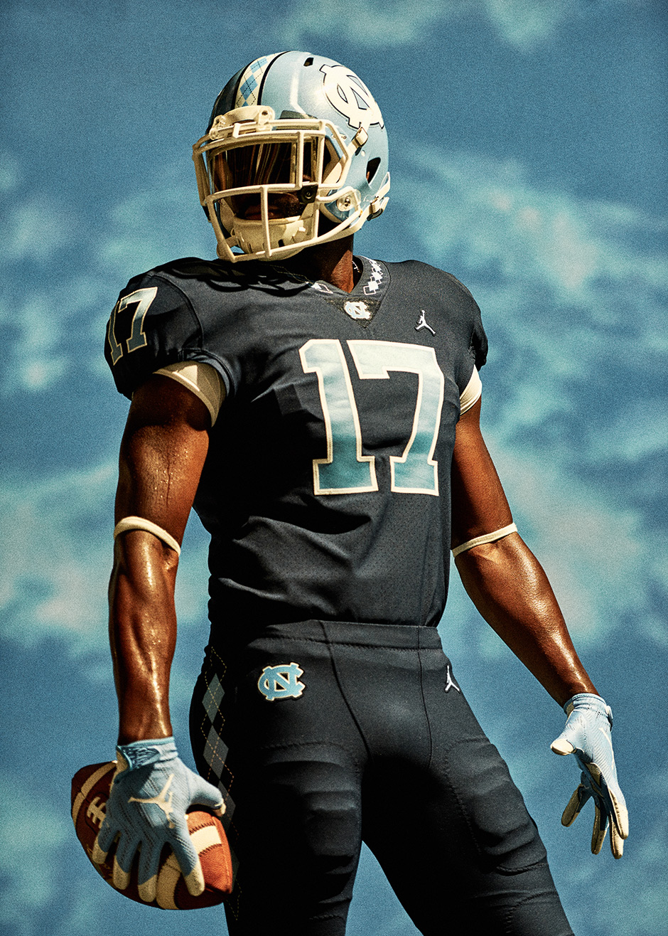 Unc Tar Heels Jordan Brand Football Uniforms 06