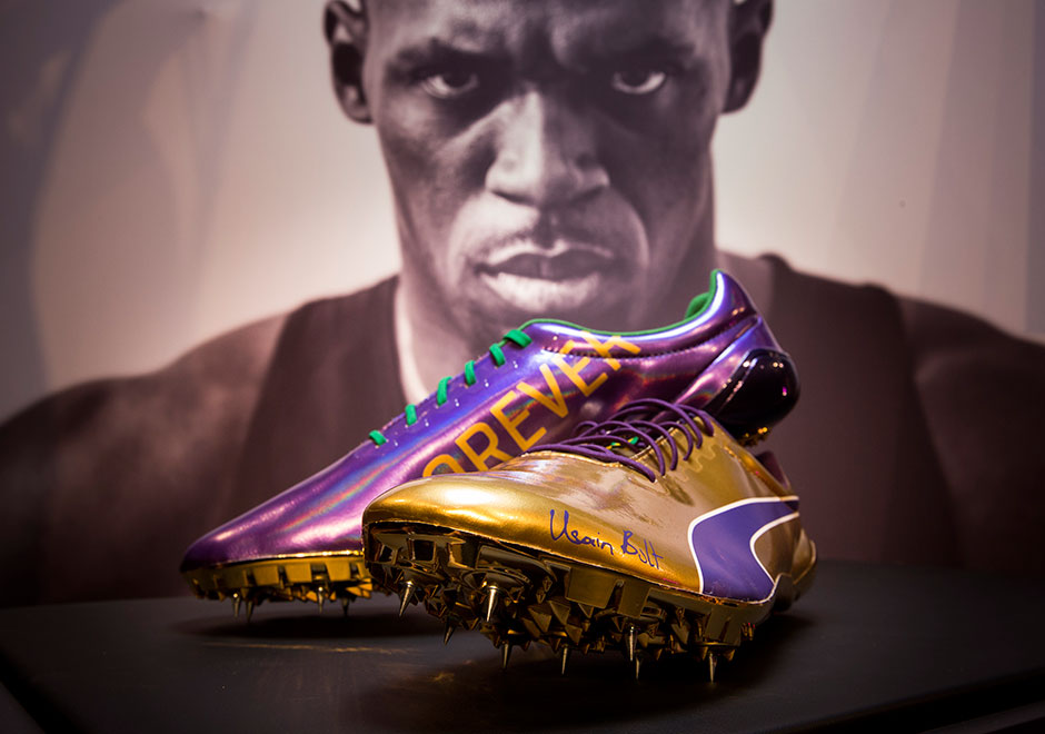 Usain Bolt Puma Cleats Final Race 1