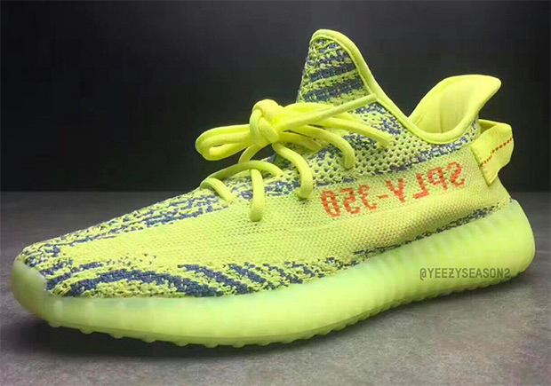 Yeezy Boost 350 V2 Semi Frozen Yellow Shoes 2