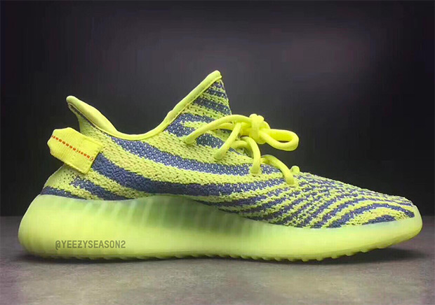 Yeezy Boost 350 V2 Semi Frozen Yellow Shoes 5