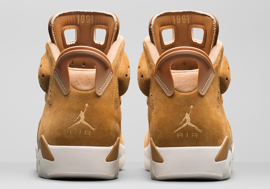 384664 705air Jordan 6 Golden Harvest Elemental Gold Wheat 3